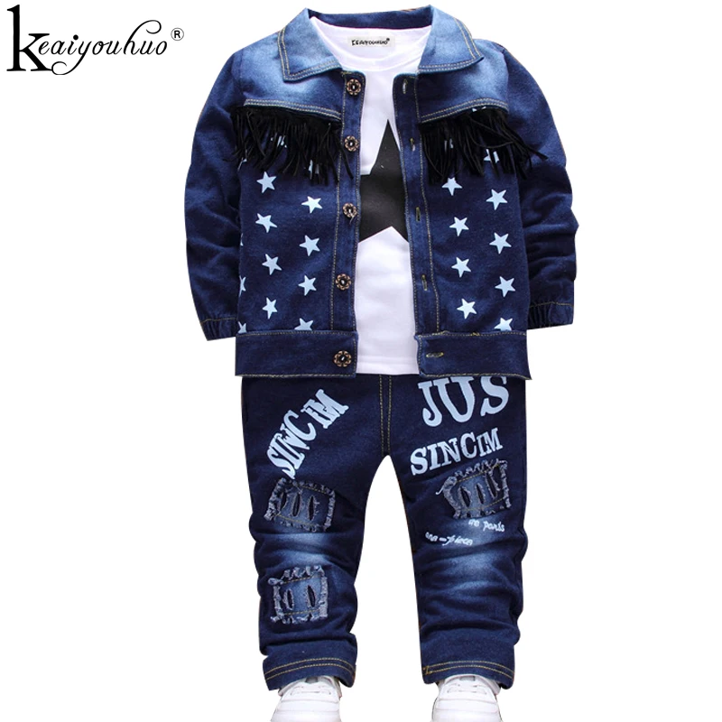 2024 Fashion Spring Autumn Baby Boys Clothes Set Sports Suit Children Sets Kids Clothes Denim Clothes For Boys Clothing 1-4 Year
2024 Fashion Spring Autumn Baby Boys Clothes Set Sports Suit Children Sets Kids Clothes Denim Clothes For Boys Clothing 1-4 Year