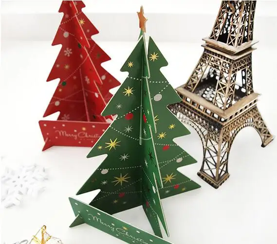 Paper Handmade 3D Christmas tree red and green two colors to choose Merry Christmas Tree free shipping FP06
Paper Handmade 3D Christmas tree red and green two colors to choose Merry Christmas Tree free shipping FP06