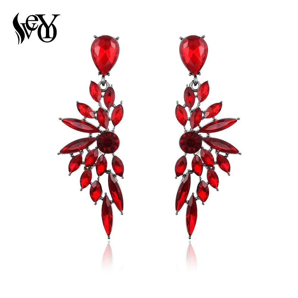 VEYO Long Crystal Drop Earrings for Woman Unique Design Hollow Out Dangle Earrings Fashion Jewelry Wholesale
VEYO Long Crystal Drop Earrings for Woman Unique Design Hollow Out Dangle Earrings Fashion Jewelry Wholesale