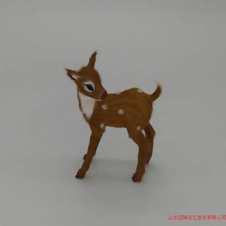 cute simulation deer toy plastic&fur turn back deer doll gift about 8x12cm a44
cute simulation deer toy plastic&fur turn back deer doll gift about 8x12cm a44