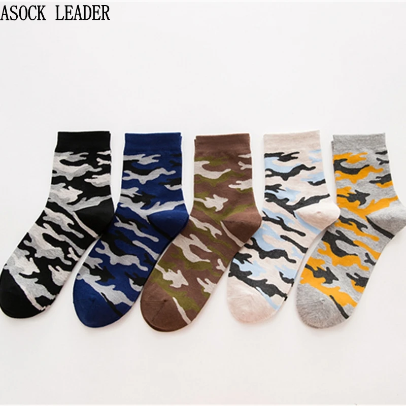 5 Pairs Men Socks 2018 NEW Spring & Autumarmy Soldiers Style Cotton Men's Socks High Quality Camouflage Socks For Men
5 Pairs Men Socks 2018 NEW Spring & Autumarmy Soldiers Style Cotton Men's Socks High Quality Camouflage Socks For Men