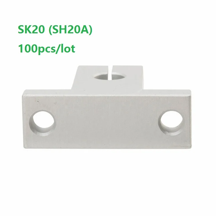 100pcs/lot SK20 SH20A inner diameter 20mm shaft Linear rail shaft support bearing CNC router 3D printer parts
100pcs/lot SK20 SH20A inner diameter 20mm shaft Linear rail shaft support bearing CNC router 3D printer parts