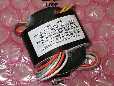 Input 110V International Universal Voltage 30W High Quality R CoreTransformer Output 16Vx2 + 9Vx2 XWJ
Input 110V International Universal Voltage 30W High Quality R CoreTransformer Output 16Vx2 + 9Vx2 XWJ