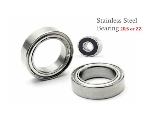 SS6001 2RS or SS6001 ZZ (12x28x8mm)Stainless Steel 420 Bearings-DGBB SS6000 Series
SS6001 2RS or SS6001 ZZ (12x28x8mm)Stainless Steel 420 Bearings-DGBB SS6000 Series