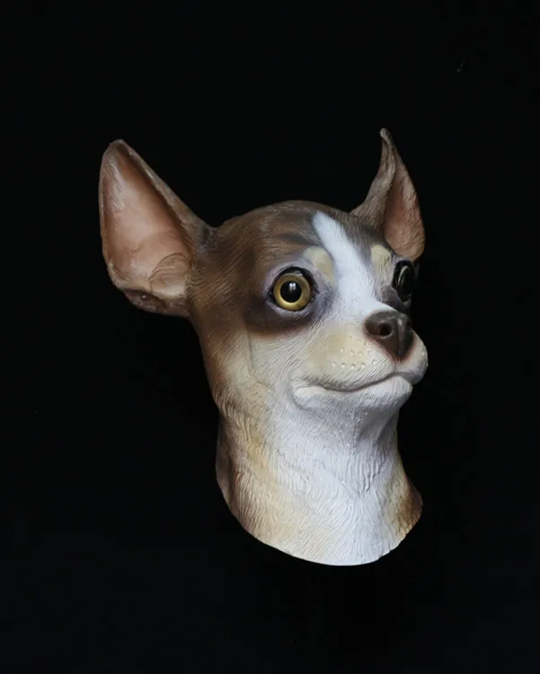 Deluxe Halloween Christmas New Year Carnival Animal Costume Accessory Latex Chihuahua Dog Mask
Deluxe Halloween Christmas New Year Carnival Animal Costume Accessory Latex Chihuahua Dog Mask