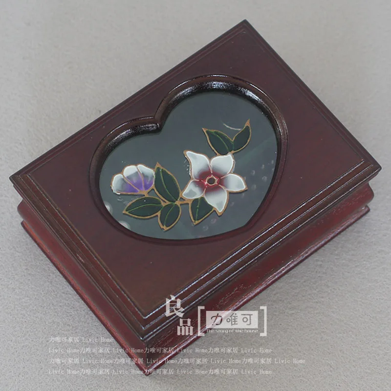 Love vintage jewelry upscale jewelry box wood storage box exquisite gift wedding ring box birthday gift
Love vintage jewelry upscale jewelry box wood storage box exquisite gift wedding ring box birthday gift