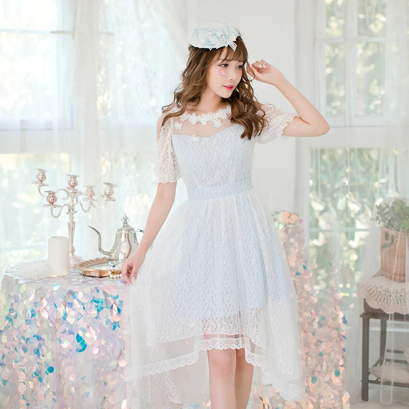 Princess sweet lolita dress Candy rain Lace dress,Japanese sweet princess dress Strapless temperament irregular dress C22AB7150
Princess sweet lolita dress Candy rain Lace dress,Japanese sweet princess dress Strapless temperament irregular dress C22AB7150