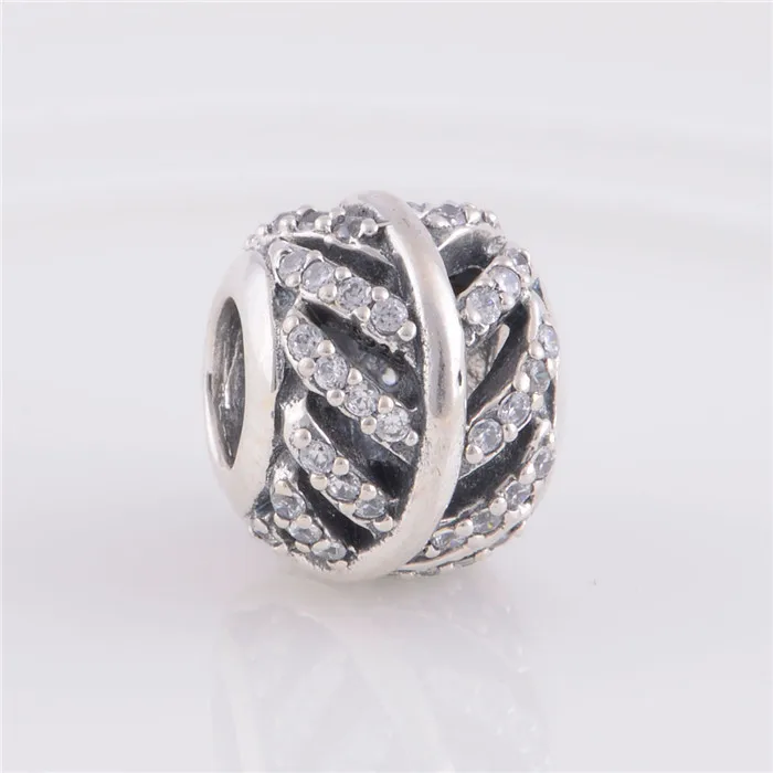 NEW Pave Feather Thread Bead 925 Sterling Silver Bead/DIY Craft Beads Jewelry Accessories/Fits European Pandora Style Bracelets
NEW Pave Feather Thread Bead 925 Sterling Silver Bead/DIY Craft Beads Jewelry Accessories/Fits European Pandora Style Bracelets