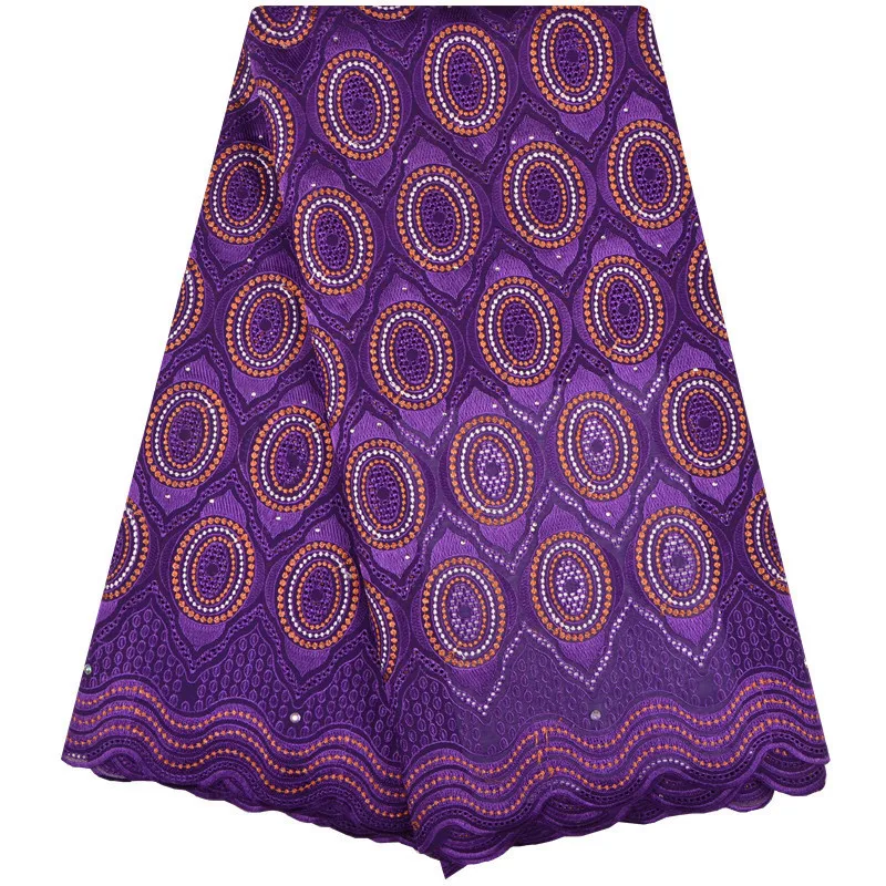 High Quality Big Swiss Cotton Lace Fabric Swiss Voile Lace Embroidered Fabric Polish Lace Fabric Purple Color For Party 1200
High Quality Big Swiss Cotton Lace Fabric Swiss Voile Lace Embroidered Fabric Polish Lace Fabric Purple Color For Party 1200
