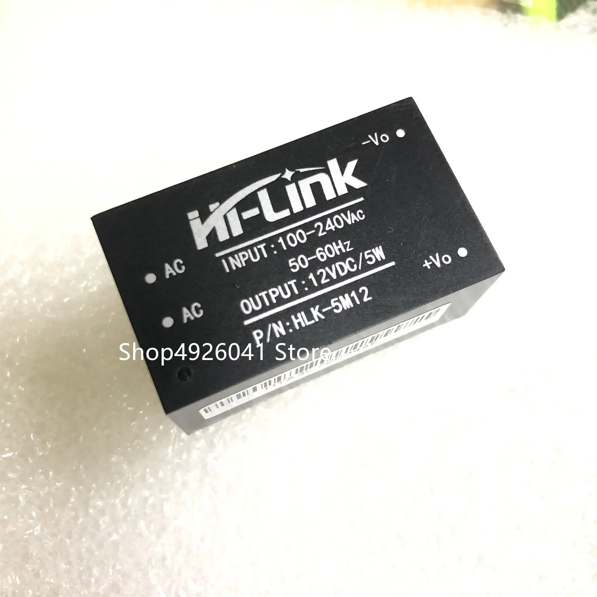 HLK-5M12 AC-DC low ripple power module 220V to 12V 5W Smart home switching power supply module
HLK-5M12 AC-DC low ripple power module 220V to 12V 5W Smart home switching power supply module