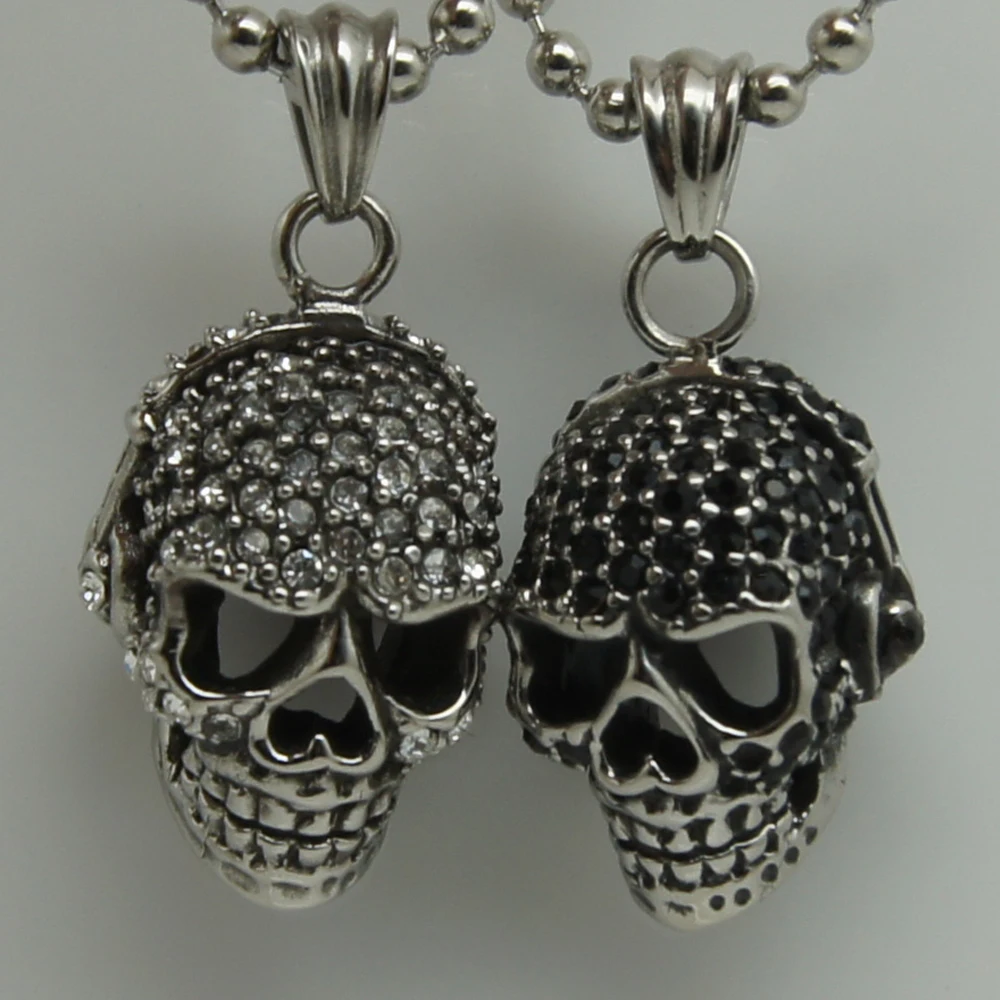 luxury full paved 105pcs cz stone skull/skeleton men/women 316L stainless steel necklaces & pendants free shipping men jewelry
luxury full paved 105pcs cz stone skull/skeleton men/women 316L stainless steel necklaces & pendants free shipping men jewelry