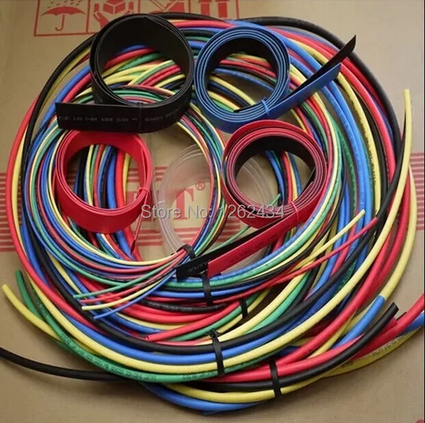 10MM Heat shrinkable tube heat shrink tubing Insulation casing 50m(black 10M red 10M huang 10M blue 10M green 10M)
10MM Heat shrinkable tube heat shrink tubing Insulation casing 50m(black 10M red 10M huang 10M blue 10M green 10M)