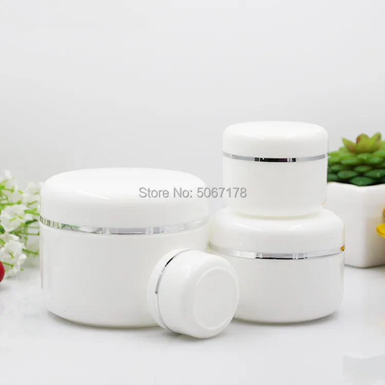 Portable Refillable Bottles Travel Face Cream Lotion Cosmetic Container White Plastic Empty Makeup Jar Box 20g 50g 100g 250g
Portable Refillable Bottles Travel Face Cream Lotion Cosmetic Container White Plastic Empty Makeup Jar Box 20g 50g 100g 250g
