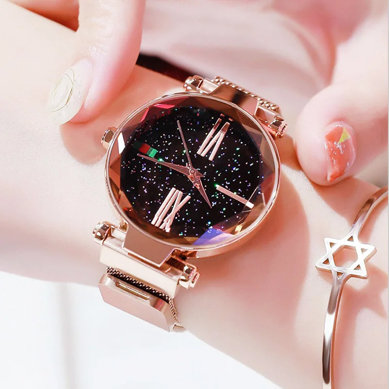 2022 Fashion Luxury Rose Gold Watches Women Starry Sky Magnetic Watches Women Quartz Wristwatch relogio feminino montre femme
2022 Fashion Luxury Rose Gold Watches Women Starry Sky Magnetic Watches Women Quartz Wristwatch relogio feminino montre femme