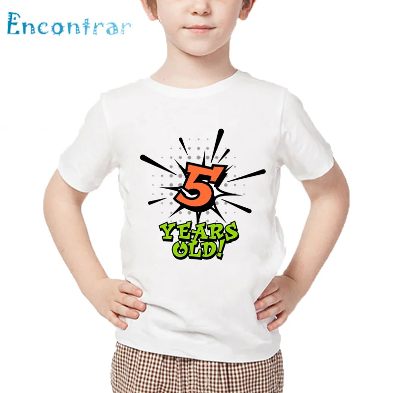 Birthday Boy Number 1-5 Letter Print Funny T shirt Kids Summer White Tops Baby Happy Birthday Gift Number T-shirt,HKP2434
Birthday Boy Number 1-5 Letter Print Funny T shirt Kids Summer White Tops Baby Happy Birthday Gift Number T-shirt,HKP2434