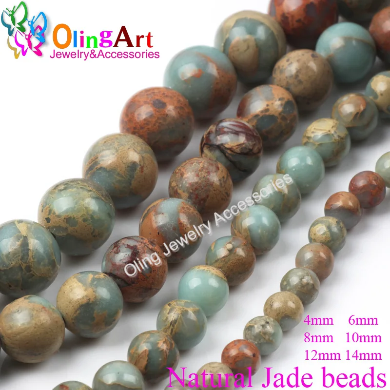 OlingArt 4 6 8 10mm Round Bead Natural Stone Beads Spacer Loose Bead For DIY Bracelet Jewelry making Findings Accessories 2019
OlingArt 4 6 8 10mm Round Bead Natural Stone Beads Spacer Loose Bead For DIY Bracelet Jewelry making Findings Accessories 2019