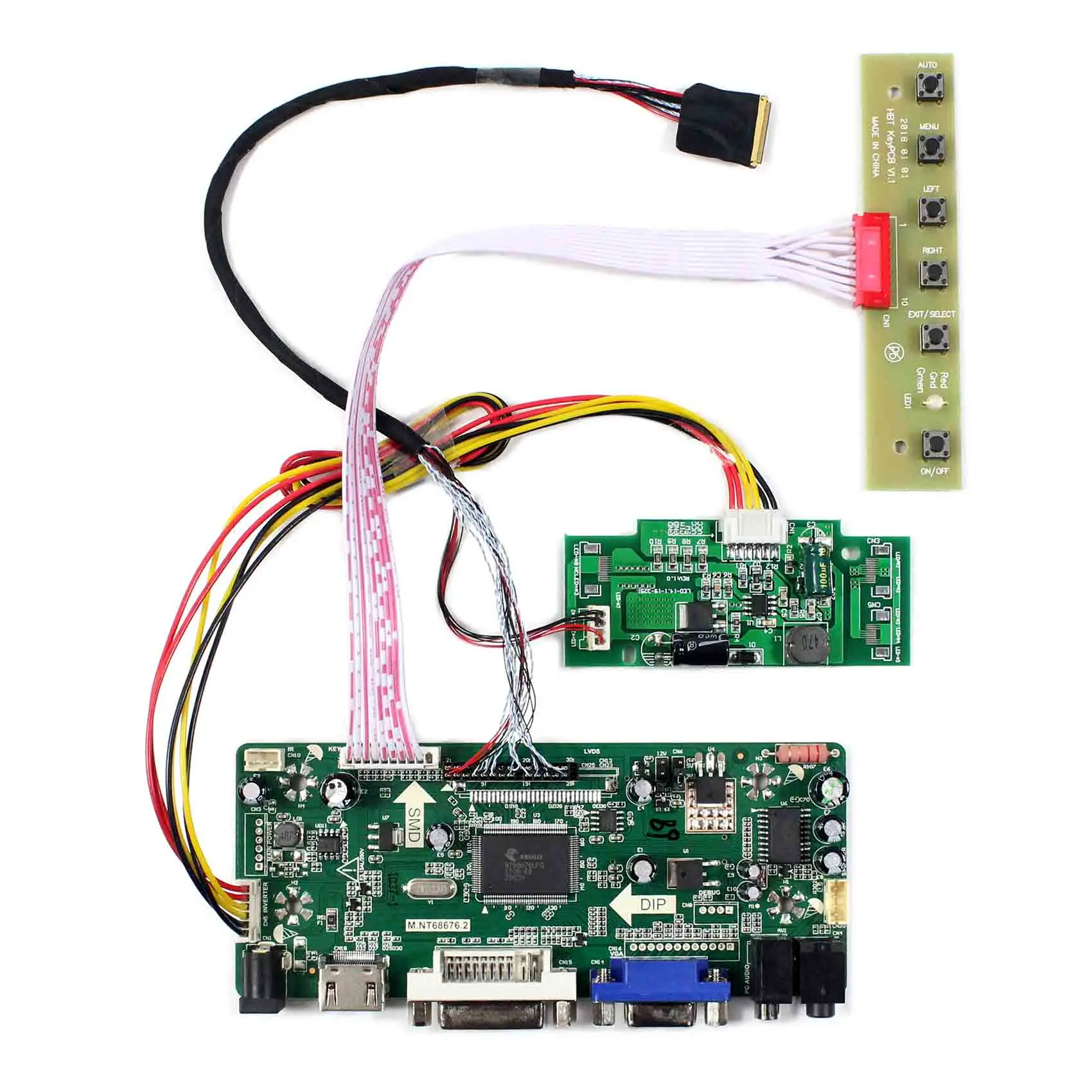 Плата ЖК-контроллера HD MI DVI VGA для 15,4 дюймового LTN154BT08 LP154WP3 LP154WP4-TLB LCD
Плата ЖК-контроллера HD MI DVI VGA для 15,4 дюймового LTN154BT08 LP154WP3 LP154WP4-TLB LCD