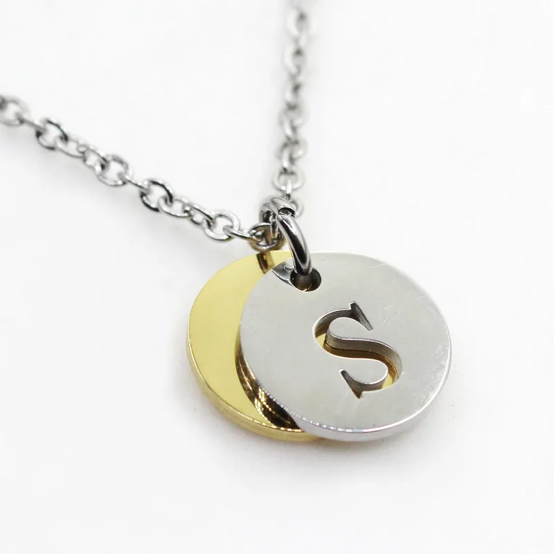 Stainless Steel Alphabet S 6pcs Initial Necklace Pendant Women Men Jewelry Stainless Steel Round Coin Letter Necklace Jewelry
Stainless Steel Alphabet S 6pcs Initial Necklace Pendant Women Men Jewelry Stainless Steel Round Coin Letter Necklace Jewelry