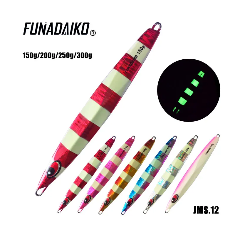 FUNADAIKO 5pcs/lot slow jig jigging lure metal jig isca artificial pesca fishing Bait Fishing lure150g 200g fishing jig pesca
FUNADAIKO 5pcs/lot slow jig jigging lure metal jig isca artificial pesca fishing Bait Fishing lure150g 200g fishing jig pesca