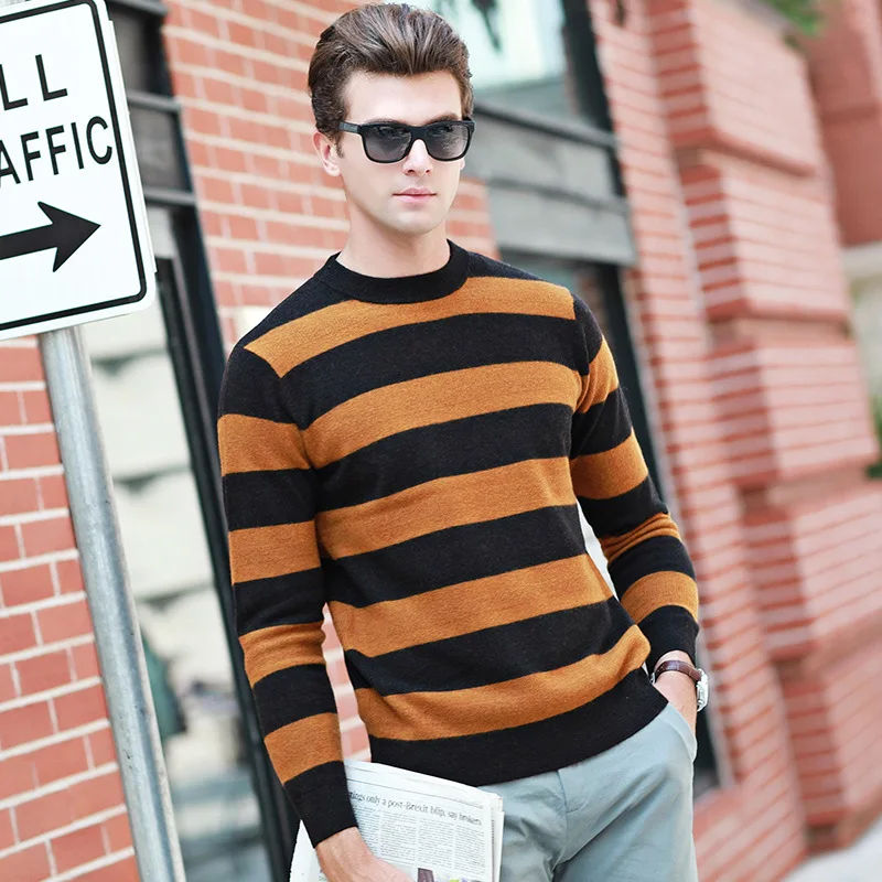 Sweater Men Classic Pure Color O-Neck Cashmere Pullover Men Clothes 2019 Winter Thick Warm 100% Wool Sweaters
Sweater Men Classic Pure Color O-Neck Cashmere Pullover Men Clothes 2019 Winter Thick Warm 100% Wool Sweaters