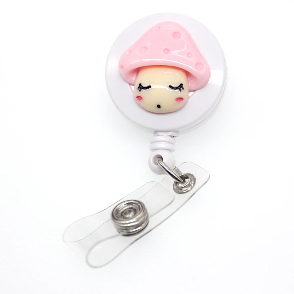 10pcs/New Design resin Mushroom Retractable Badge Scroll Plant Cute Mushroom ID Business Card Holder With Workers
10pcs/New Design resin Mushroom Retractable Badge Scroll Plant Cute Mushroom ID Business Card Holder With Workers