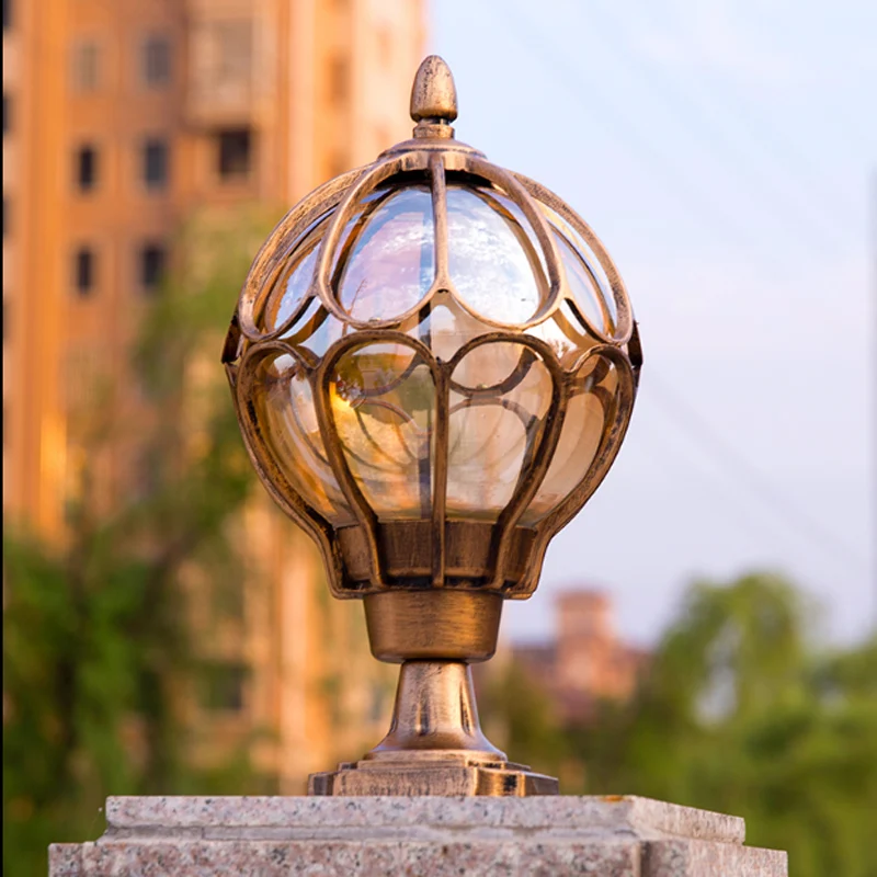 European Outdoor Garden Post Lighting E27 Glass Ball Landscape Lights Retro Waterproof Garden Decorative Lighting Lamp
European Outdoor Garden Post Lighting E27 Glass Ball Landscape Lights Retro Waterproof Garden Decorative Lighting Lamp