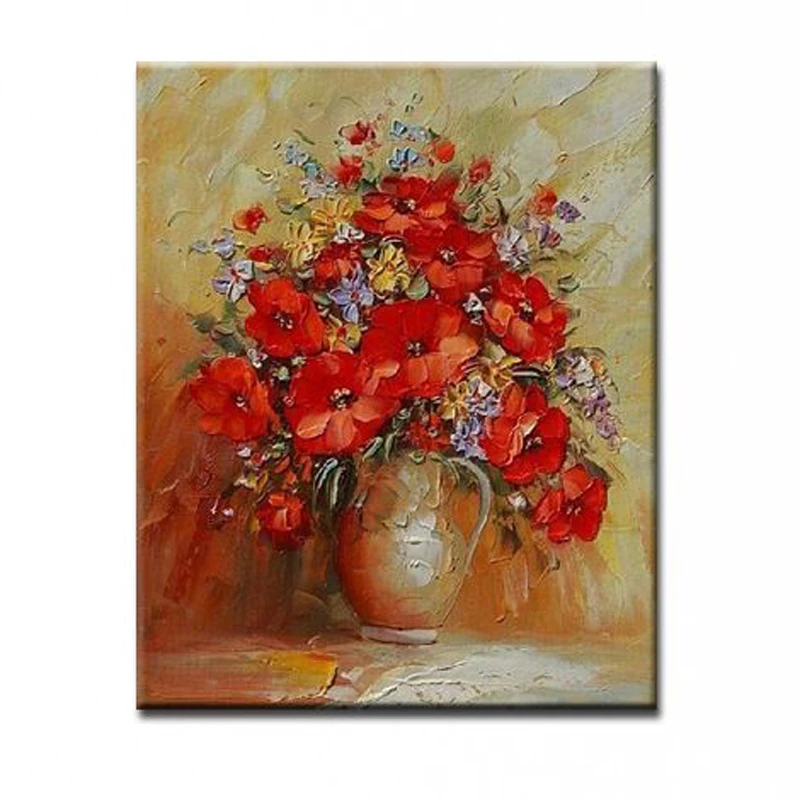NEW 100% hand-painted canvas oil painting high quality Household adornment art flower pictures DM-15081601
NEW 100% hand-painted canvas oil painting high quality Household adornment art flower pictures DM-15081601