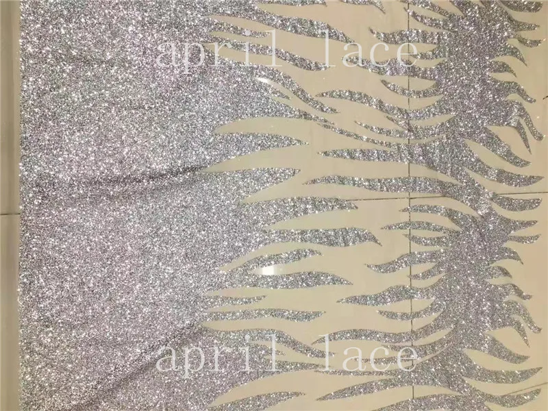 stock 5yards luxury th02 # silver color hand print glitter mesh tulle lace fabric for occasion/ sawing wedding dress
stock 5yards luxury th02 # silver color hand print glitter mesh tulle lace fabric for occasion/ sawing wedding dress