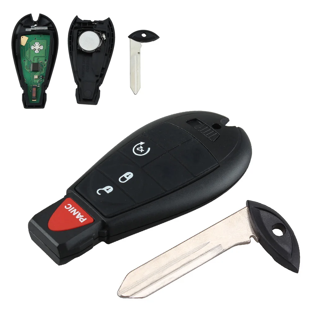 Brand New Black Uncut Replacement 4 Btn Keyless Entry Car Key Fob Remote Start for Fobik Chrysler Dodge Ram VW
Brand New Black Uncut Replacement 4 Btn Keyless Entry Car Key Fob Remote Start for Fobik Chrysler Dodge Ram VW