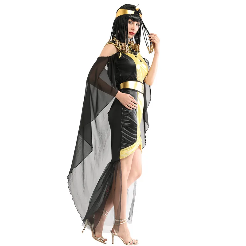 Female Halloween Queen Goddess Costumes Woman Egyptian Pharaoh Cleopatra Cosplay Carnival Purim Parade Masquerade Party Dress
Female Halloween Queen Goddess Costumes Woman Egyptian Pharaoh Cleopatra Cosplay Carnival Purim Parade Masquerade Party Dress