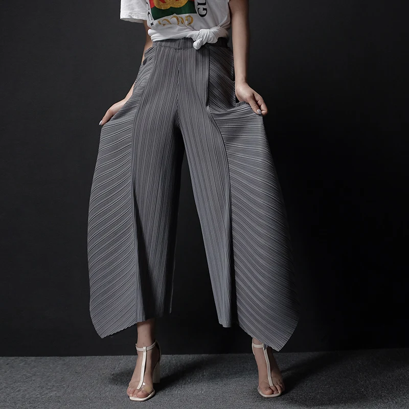 HOT SELLING Miyake Summer pants pleated casual pants irregular loose pants female trousers IN STOCK
HOT SELLING Miyake Summer pants pleated casual pants irregular loose pants female trousers IN STOCK