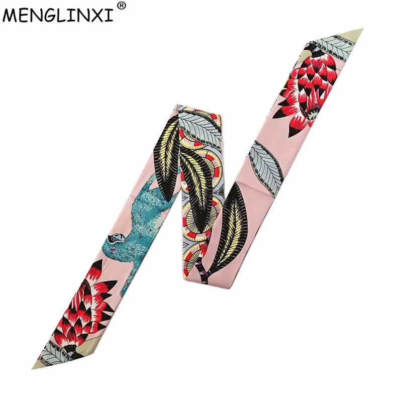 Long Tailed Monkey Skinny Scarf Bag Silk Scarves For Women New Fashion Head Scarf Luxury Brand Wrist Towel For Ladies
Long Tailed Monkey Skinny Scarf Bag Silk Scarves For Women New Fashion Head Scarf Luxury Brand Wrist Towel For Ladies