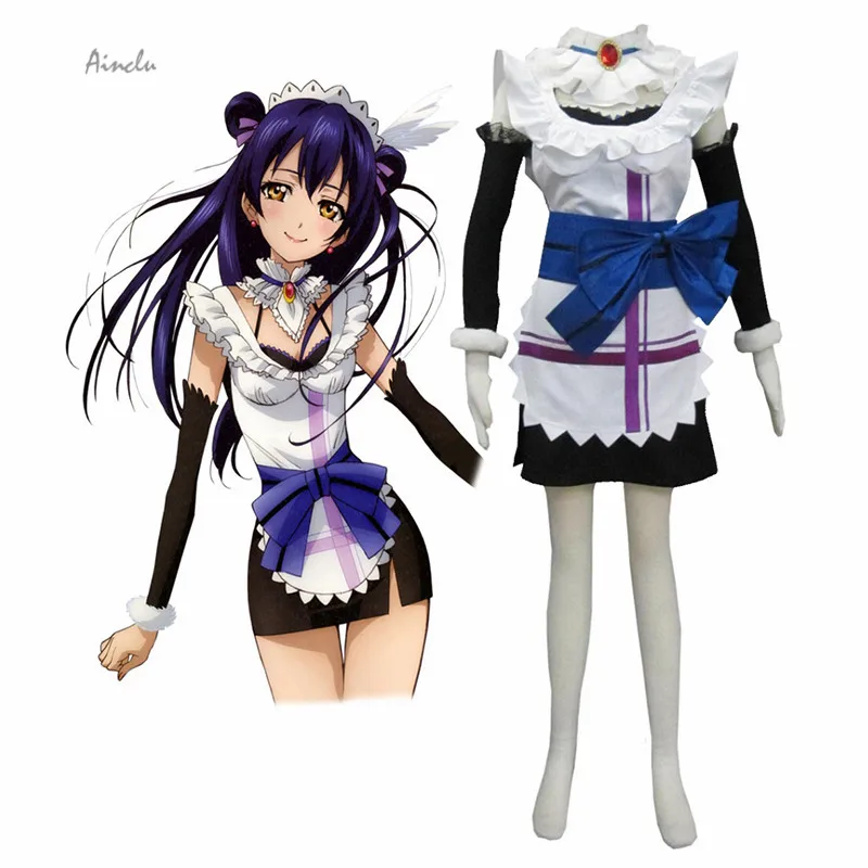 Ainclu Top Shipping Adult Kid Love Live! Sonoda Umi Maid Cosplay Costumes Anime Costume For Christmas Customize for plus size
Ainclu Top Shipping Adult Kid Love Live! Sonoda Umi Maid Cosplay Costumes Anime Costume For Christmas Customize for plus size