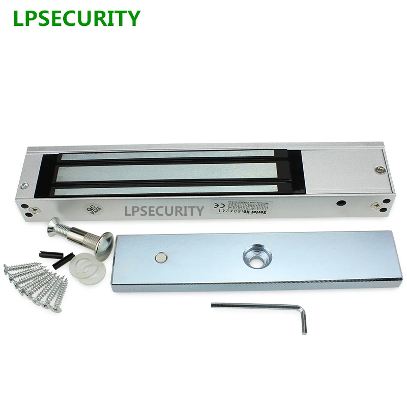 LPSECURITY 12VDC Электрический магнитный замок с тяговой силой 230 кг 460LBS для одиночного стекла, система контроля допуска к двери
LPSECURITY 12VDC Электрический магнитный замок с тяговой силой 230 кг 460LBS для одиночного стекла, система контроля допуска к двери