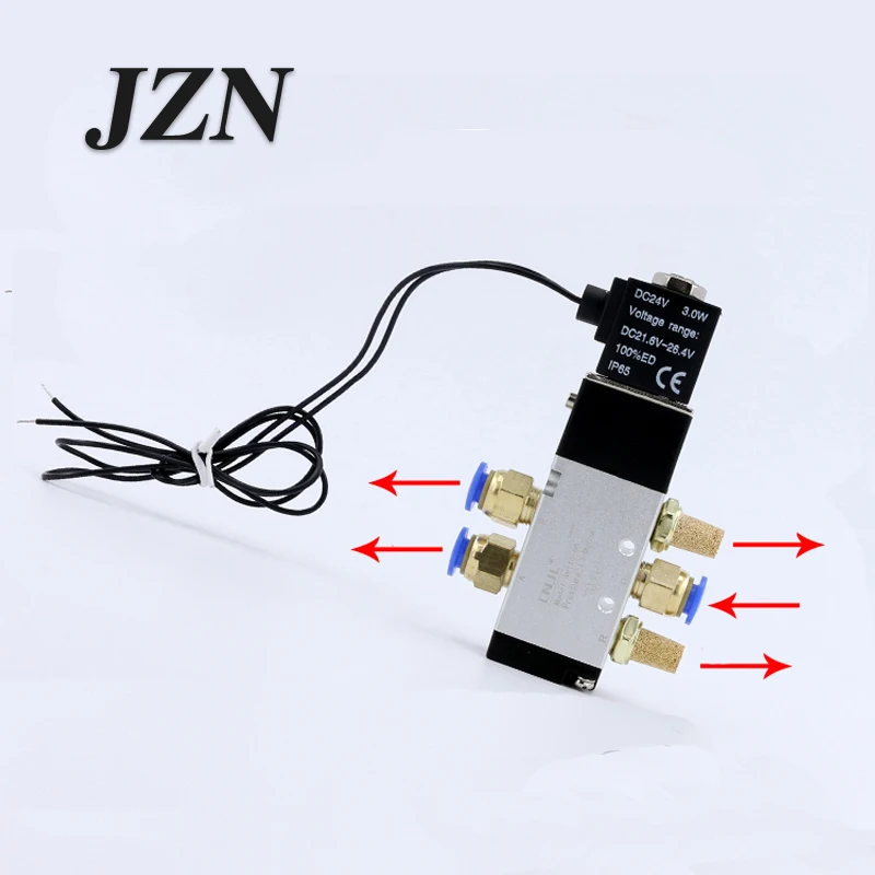 Solenoid valve 4V120-06 two-position five-way cylinder control solenoid reversing valve 04 06 08
Solenoid valve 4V120-06 two-position five-way cylinder control solenoid reversing valve 04 06 08