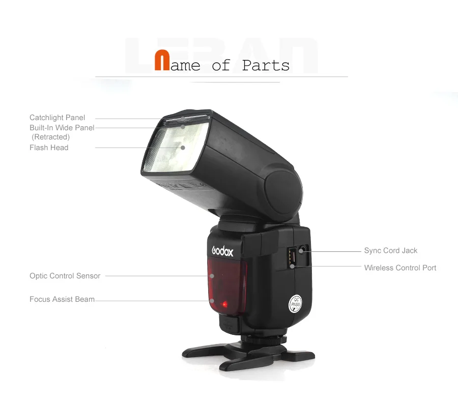 Godox V850II HSS GN60 2.4G Wirless X System Speedlite Flash Light