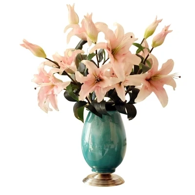 Feel Moisturizing Lily Simulation Bouquet Living Room Decoration Potted Fake Flower
Feel Moisturizing Lily Simulation Bouquet Living Room Decoration Potted Fake Flower
