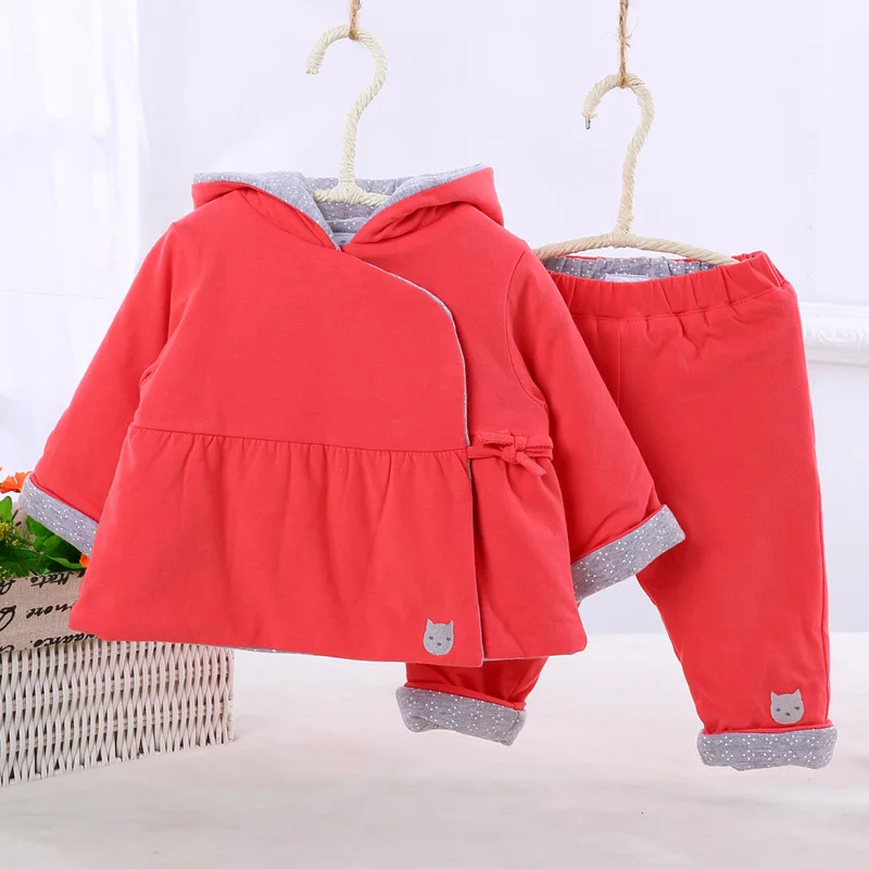 Baby 2pc set boys girls clothes top & pants kids clothes double layers wear warm clothes hooded coat and pants children clothing
Baby 2pc set boys girls clothes top & pants kids clothes double layers wear warm clothes hooded coat and pants children clothing