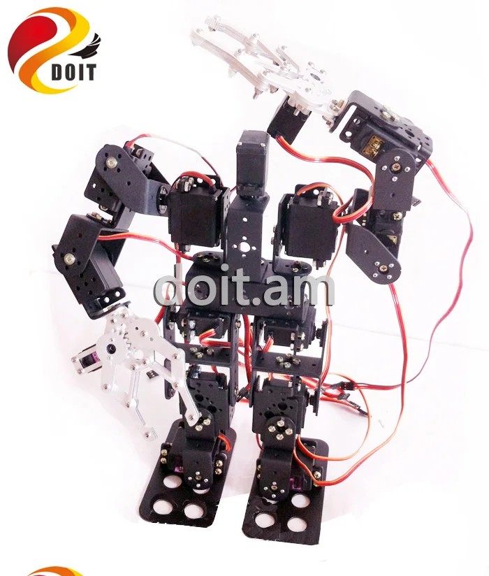 15DOF Humanoid Robot /A Full Set Of Steering Gear Stent Accessories+ Claws 2PCS+15PCS High Torque Servos DIY RC
15DOF Humanoid Robot /A Full Set Of Steering Gear Stent Accessories+ Claws 2PCS+15PCS High Torque Servos DIY RC