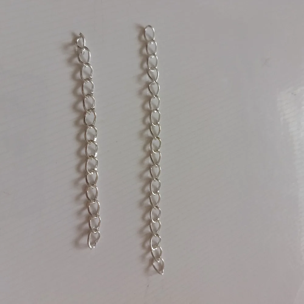 Wholesale Hot 1000pcs Extended Chain Tail Chain 5cm/6cm Fit Diy Bracelet Necklace Earrings Tail Chains For Jewelry Making
Wholesale Hot 1000pcs Extended Chain Tail Chain 5cm/6cm Fit Diy Bracelet Necklace Earrings Tail Chains For Jewelry Making