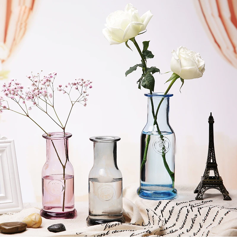 Europe colorful glass vase Small mouth Tabletop Vases terrarium bottle terrarium glass containers centerpieces for weddings
Europe colorful glass vase Small mouth Tabletop Vases terrarium bottle terrarium glass containers centerpieces for weddings