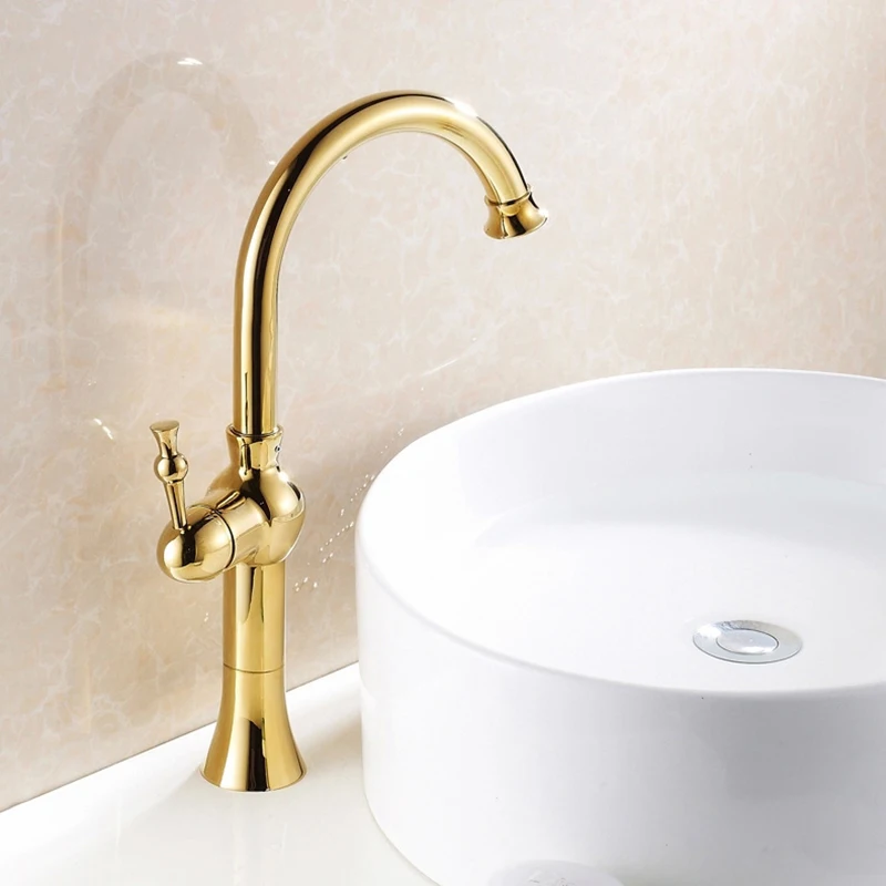 Kitchen & bathroom hot and cold water sink faucets golden brass deck mounted basin taps mixer washbasin faucet tap
Kitchen & bathroom hot and cold water sink faucets golden brass deck mounted basin taps mixer washbasin faucet tap