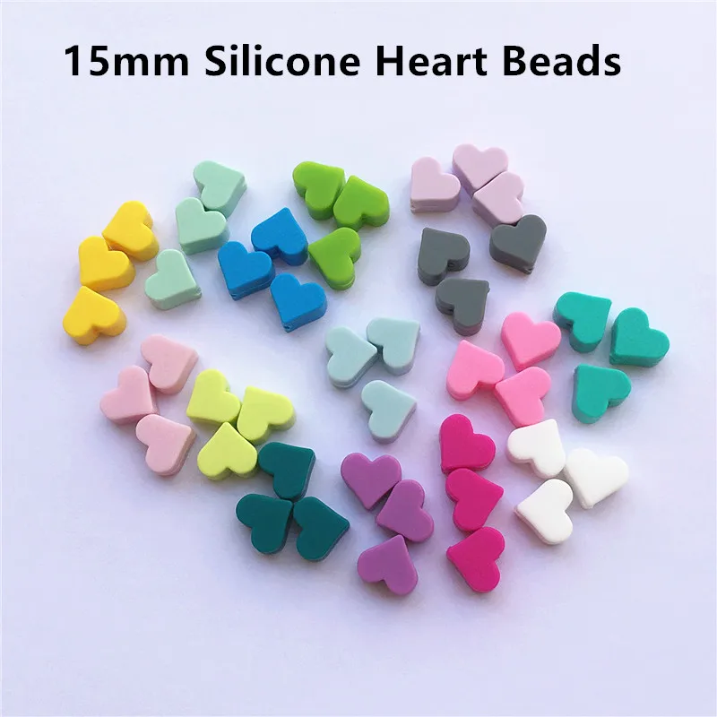 Chenkai 500pcs 15mm BPA Free Silicone Heart Teether Beads DIY Baby Bracelet Chewing Jewelry Toy Teethering Necklace Accessories
Chenkai 500pcs 15mm BPA Free Silicone Heart Teether Beads DIY Baby Bracelet Chewing Jewelry Toy Teethering Necklace Accessories