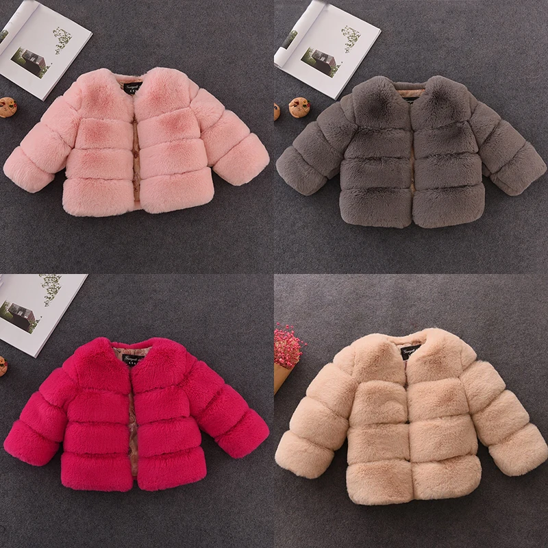 Autumn Winter Girls Faux Fur Coat Solid Kids Jackets Coats Warm Children Fur Coat For Baby Girls Jacket Outerwear Parkas
Autumn Winter Girls Faux Fur Coat Solid Kids Jackets Coats Warm Children Fur Coat For Baby Girls Jacket Outerwear Parkas