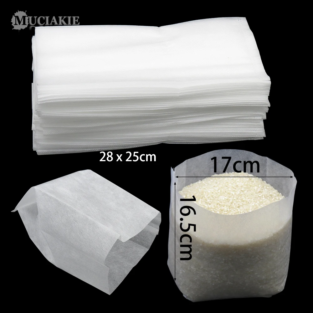 MUCIAKIE 100PCS 28*25CM Fabric Seedling Bags Cultivating Grow Bags Growing Pots Cup Biodegradable Planting Breeding Bags
MUCIAKIE 100PCS 28*25CM Fabric Seedling Bags Cultivating Grow Bags Growing Pots Cup Biodegradable Planting Breeding Bags