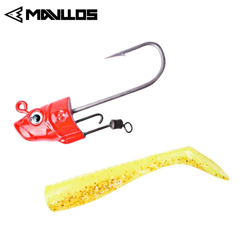 Mavllos Black Minnow Jig Head Fishing Lure Lead Head 18g/25g/35g/45g Soft Bait T Tail 10cm Barbed Hook Hard Jigging Fishing Lure
Mavllos Black Minnow Jig Head Fishing Lure Lead Head 18g/25g/35g/45g Soft Bait T Tail 10cm Barbed Hook Hard Jigging Fishing Lure