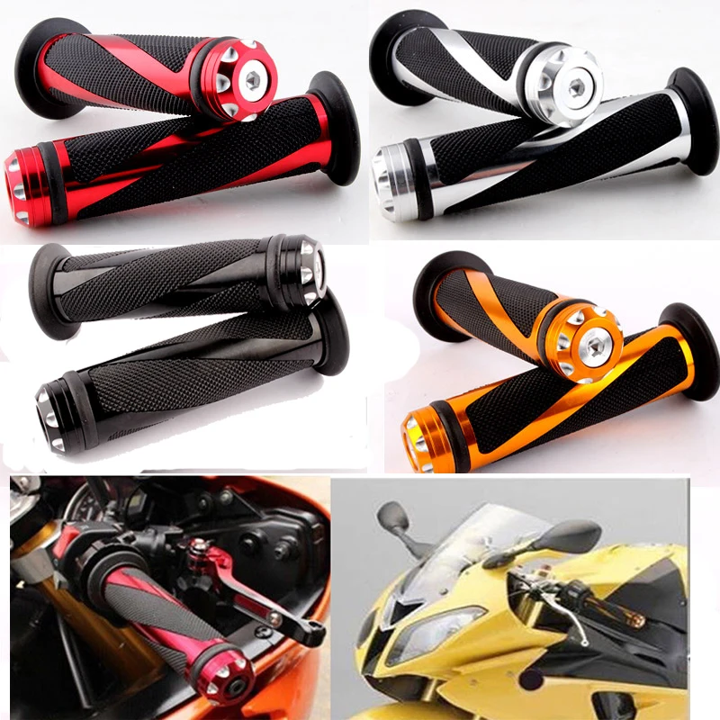Motorcycle 7/8" 22mm Handle Bar Hand Grips For Yamaha Fazer FZ1 FZ6 Virago YZF R1/R6 YZF600R
Motorcycle 7/8" 22mm Handle Bar Hand Grips For Yamaha Fazer FZ1 FZ6 Virago YZF R1/R6 YZF600R