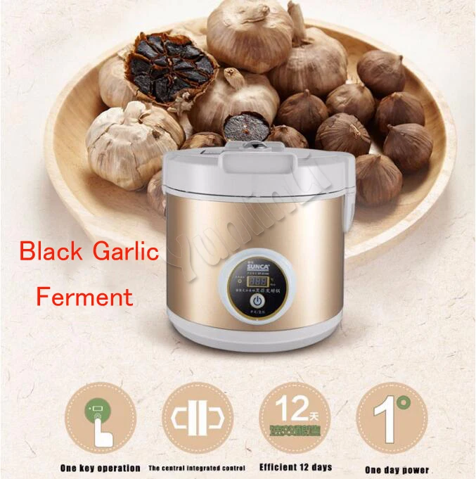 5L Electric Black Garlic Fermenter Homemade Whole Black Garlic Automatic Garlic Ferment Machine Clove Garlic DIY SF-G001
5L Electric Black Garlic Fermenter Homemade Whole Black Garlic Automatic Garlic Ferment Machine Clove Garlic DIY SF-G001