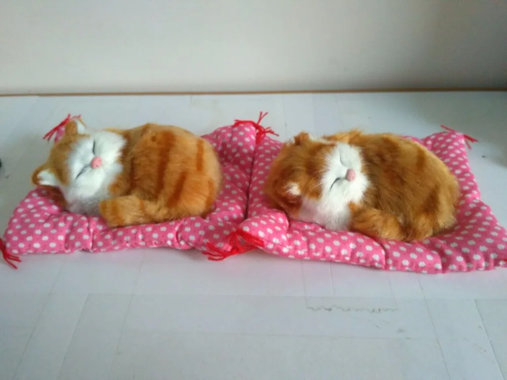 Имитация желтых спящих кошек в одном лоте/2 шт., модель 13x10 см, пластиковые и пуховые звуки, кошка miaow, ручная работа, украшение для дома, подарок p0182
Имитация желтых спящих кошек в одном лоте/2 шт., модель 13x10 см, пластиковые и пуховые звуки, кошка miaow, ручная работа, украшение для дома, подарок p0182