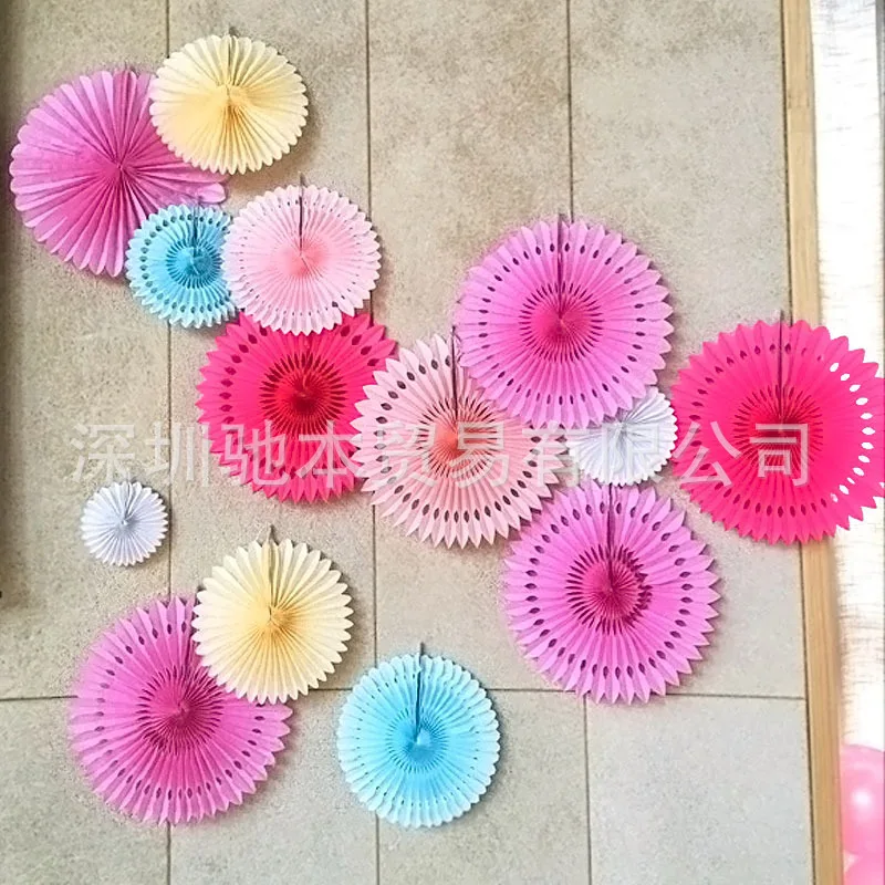 Party decorations supplies creative hanging paper fan Wedding birthday party window decorative folding garland fan
Party decorations supplies creative hanging paper fan Wedding birthday party window decorative folding garland fan